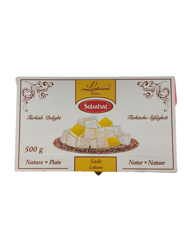 Turkish Delight Plain 500g Sebahat